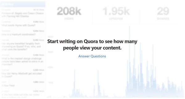 Answer Quora questions to get more traffic to your blog