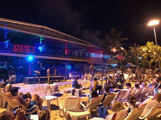 Phi Phi Island Nightlife - Fire show