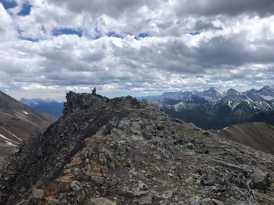 Hiking Mount Lipsett in Kananaskis Country, Alberta