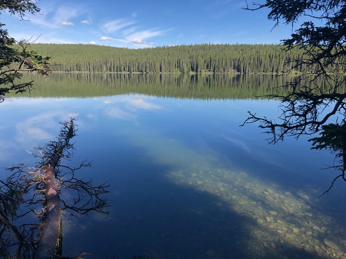 Camping at Fish Lake Provincial Recreation Area