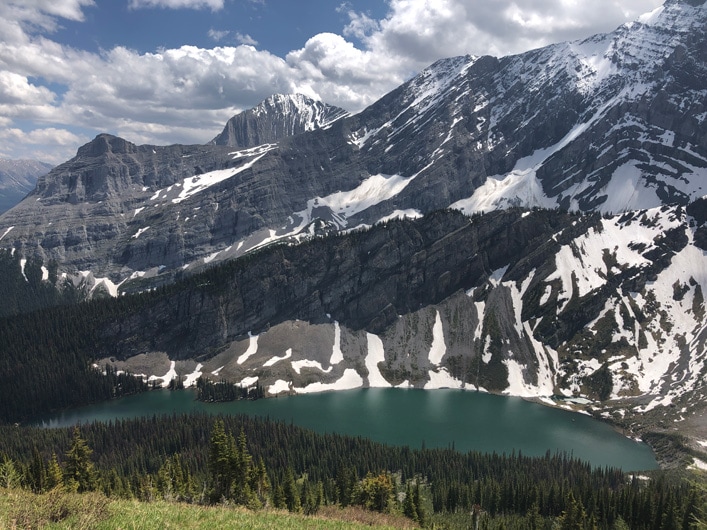 Rawson Lake Kananaskis Park Top View