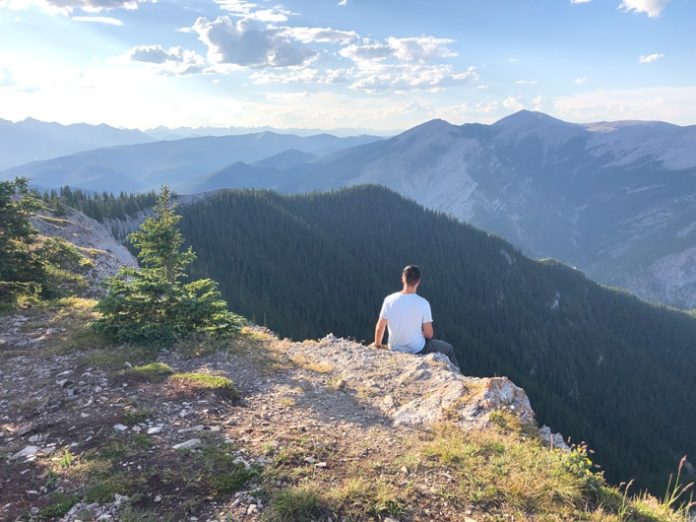 Hiking Prairie Mountain by Elbow Falls in Kananaskis