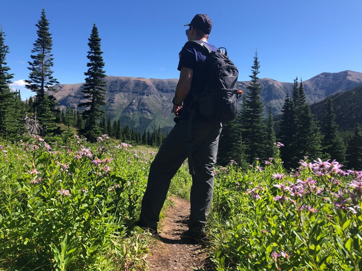 How hard is Mount Haig Lake hike